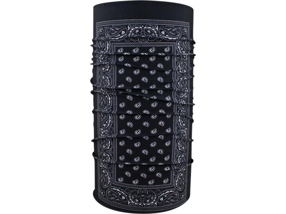 Zan Headgear Black Paisley Motley Polyester Series Tube Zan Headgear Default Title