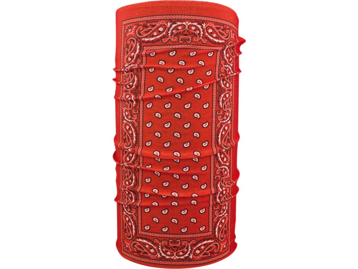 Zan Headgear Red Paisley Motley Polyester Series Tube Zan Headgear Default Title