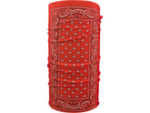 Zan Headgear Red Paisley Motley Polyester Series Tube Zan Headgear Default Title