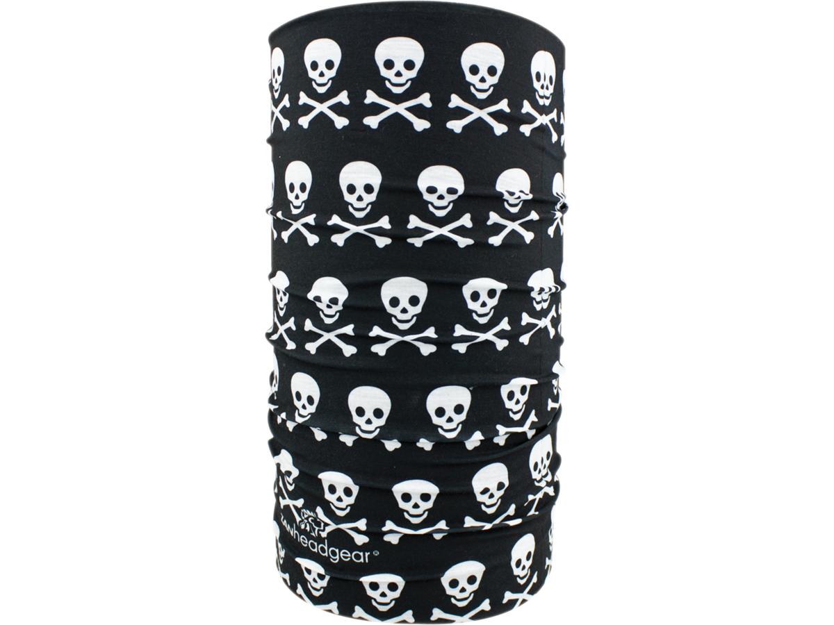 Zan Headgear Skull Crossbones Motley Polyester Series Tube Zan Headgear Default Title