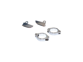 Highsider Turn Signal Bracket For 42, 43 Mm Fork Tubes Chrome Highsider