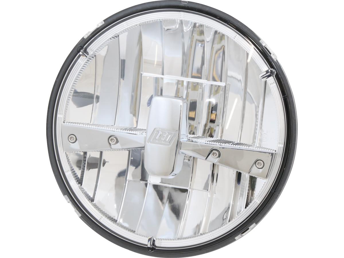 Highsider Type 3 7" Led Reflector Headlight Insert Chrome Bulb Shield Chrome Clear Led Highsider Default Title
