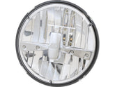 Highsider Type 3 7" Led Reflector Headlight Insert Chrome Bulb Shield Chrome Clear Led Highsider Default Title