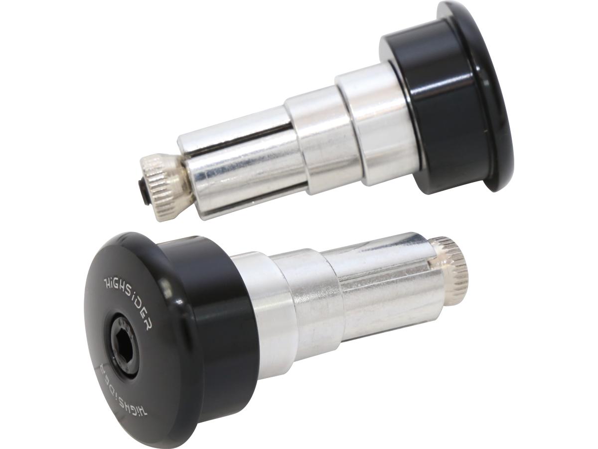 Highsider Bar End Weights Curve Black Aluminium Highsider Default Title