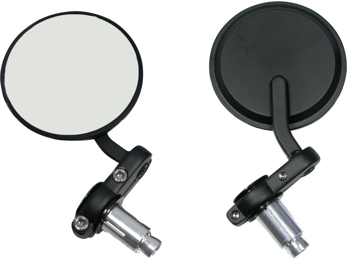 Cce Cafe Style Bar End Mirror Chrome Cce Default Title