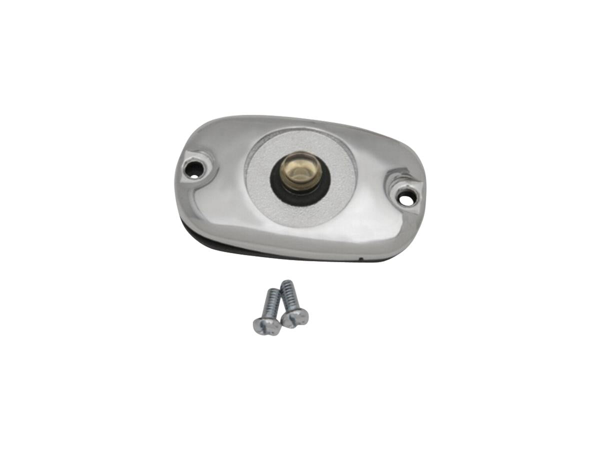 Cce Smooth Master Cylinder Cover With Sight Glass Chrome Cce Default Title