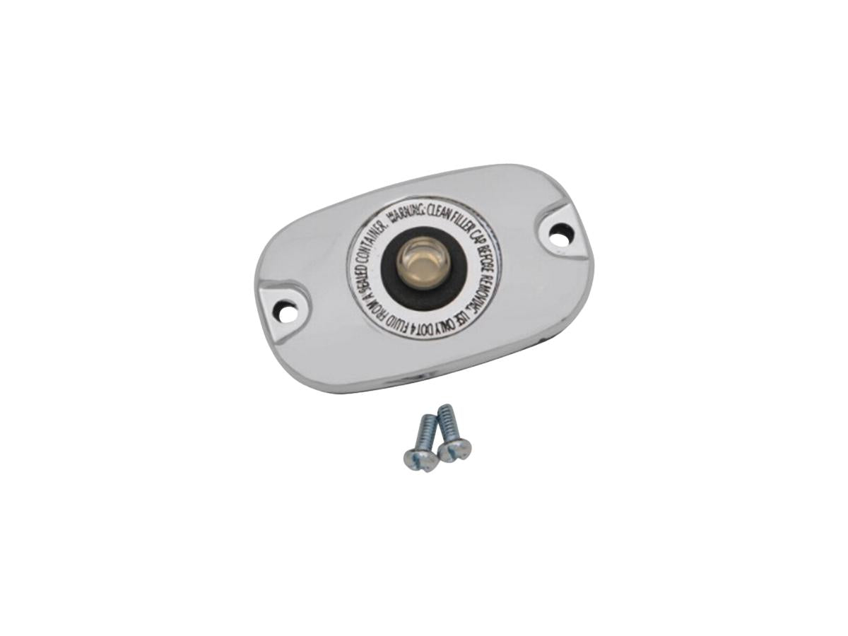 Cce Smooth Master Cylinder Cover With Sight Glass Chrome Cce Default Title