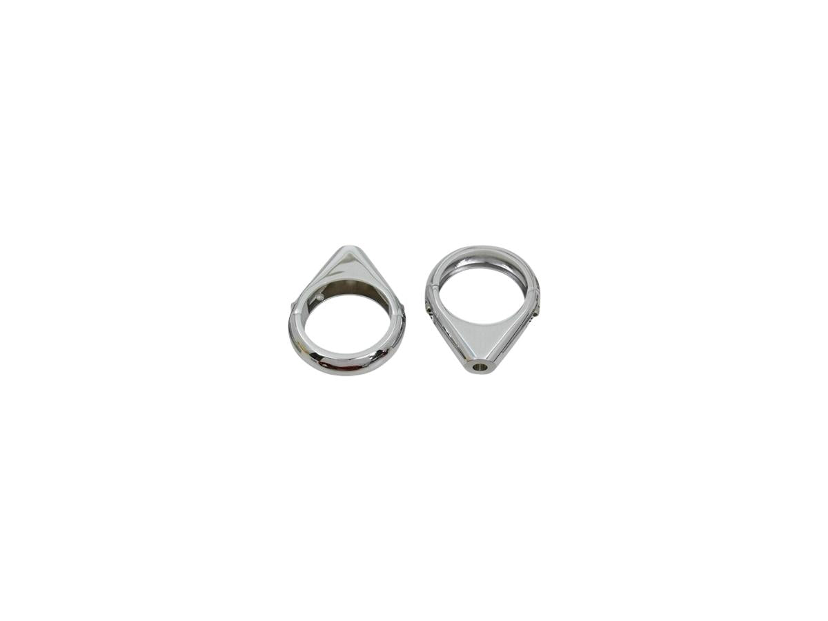 Cce Chrome Radial Clamp Set , For Models With 49mm Fork Fork Clamp Cce Default Title