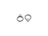Cce Chrome Radial Clamp Set , For Models With 49mm Fork Fork Clamp Cce Default Title