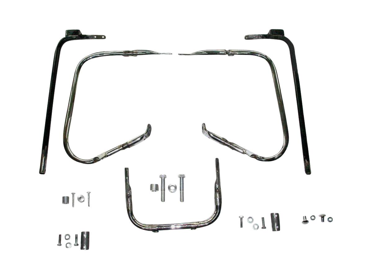Cce Wide Tire Swingarm Saddlebag Support Bracket Chrome Cce Default Title