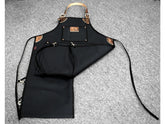 La Rosa Design Heavy Duty Bike Builder Apron Split Legs Black La Rosa Design Default Title