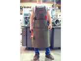 La Rosa Design Heavy Duty Bike Builder Apron Standard Army Green La Rosa Design Default Title