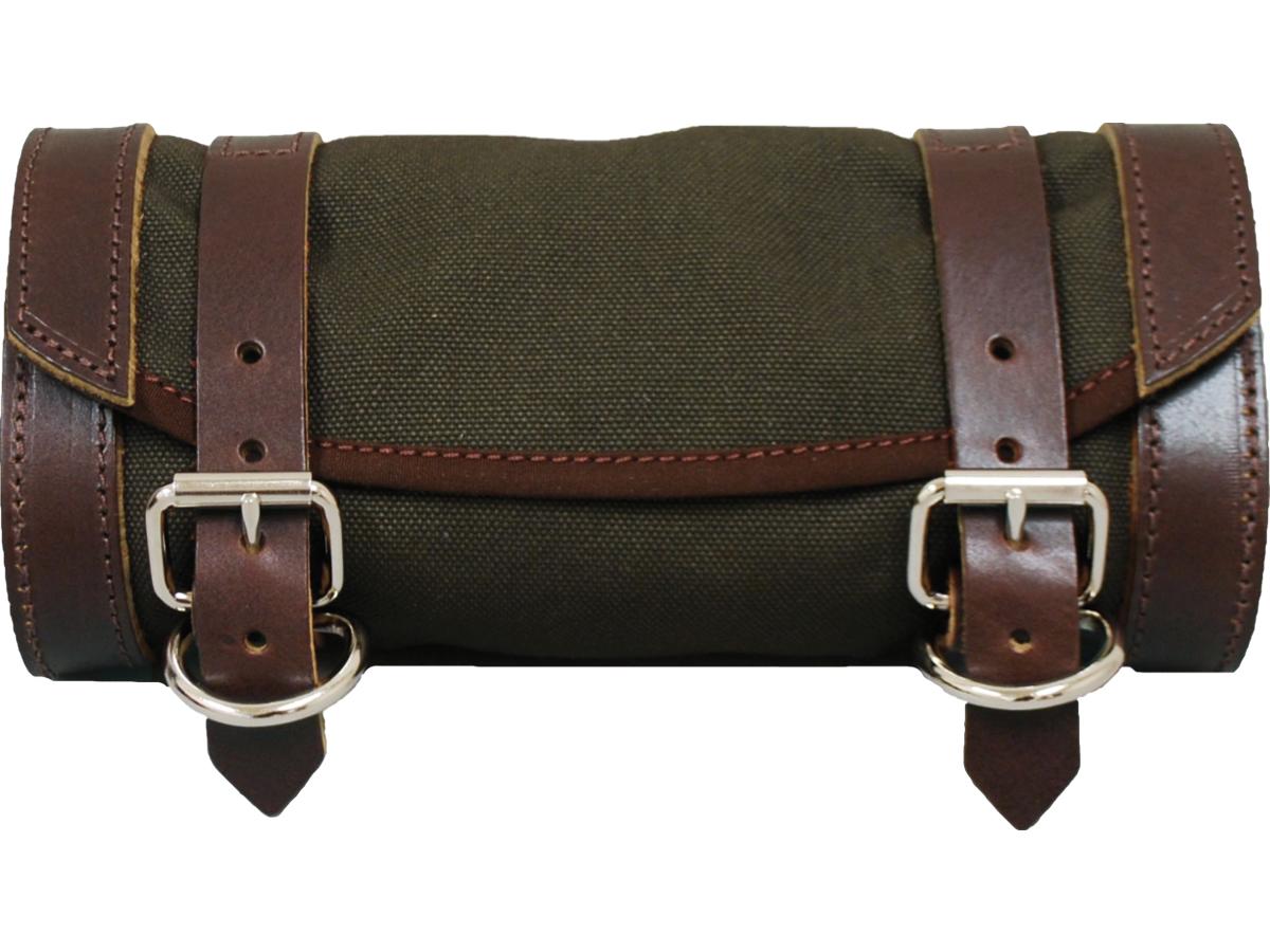 La Rosa Design Canvas Tool Bag Brown Army Green La Rosa Design Default Title