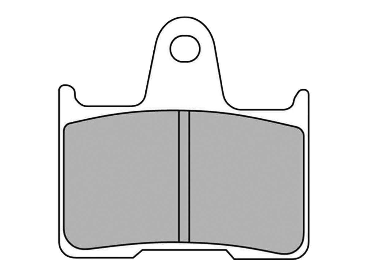 Ferodo Road Platinum Mid Metallic Brake Pads Organic Rear Ferodo Default Title