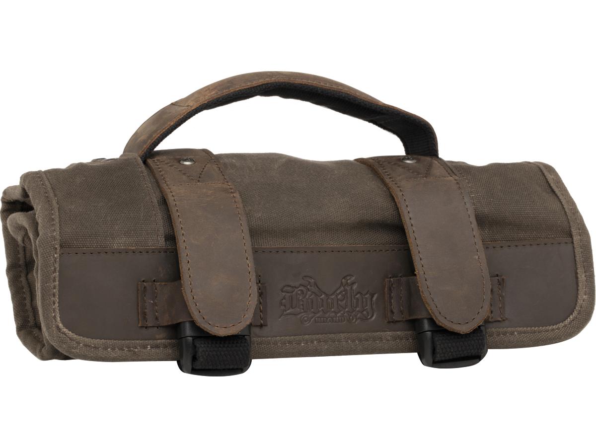 Burly Brand Voyager Tool Roll Dark Oak Burly Brand
