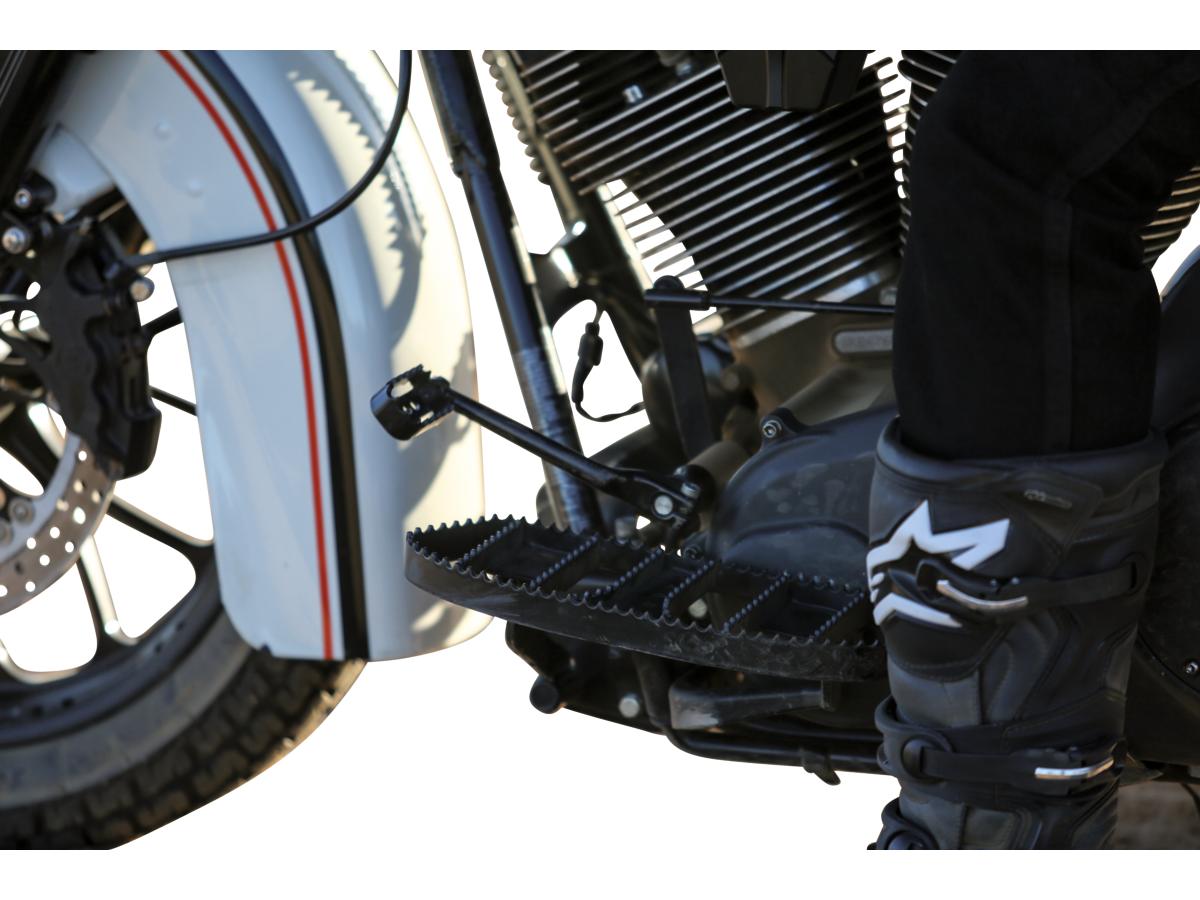 Burly Brand Mx Style Floorboards Black Powder Coated Satin Burly Brand