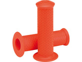Lowbrow Fish Scale Grips Orange 7/8" Throttle By Wire Throttle Cables Lowbrow Default Title