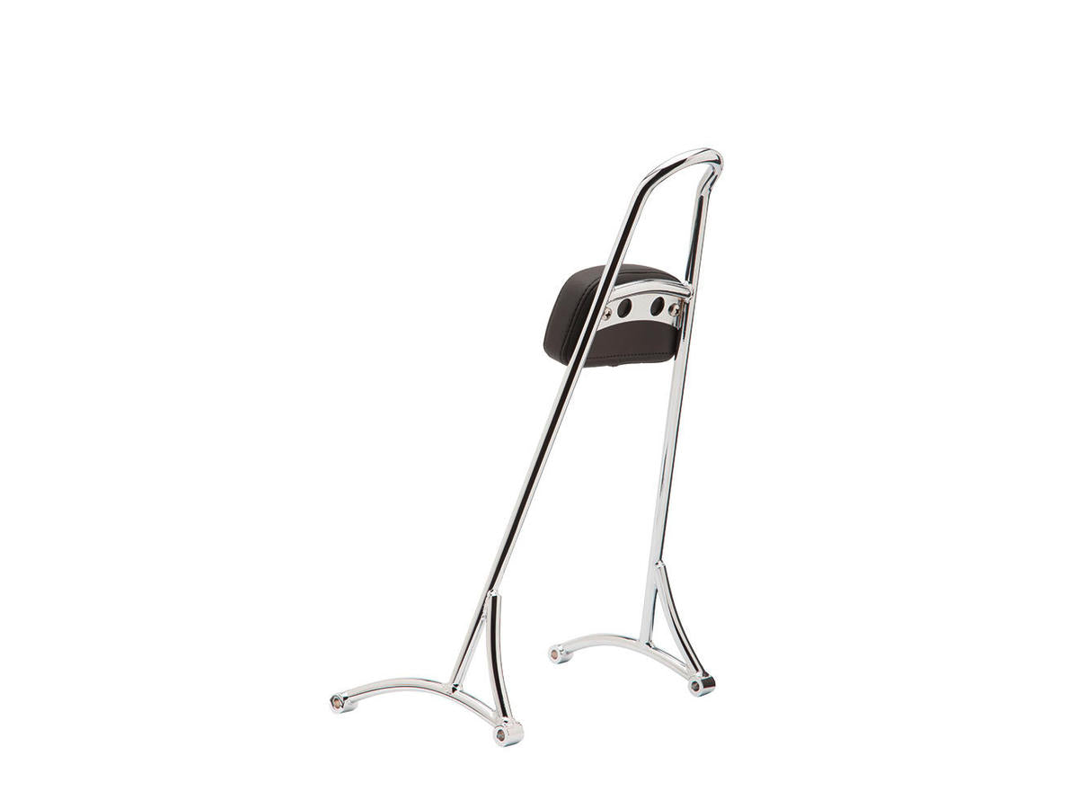 Burly Brand Tall Sissy Bar With Pad Chrome Burly Brand Default Title