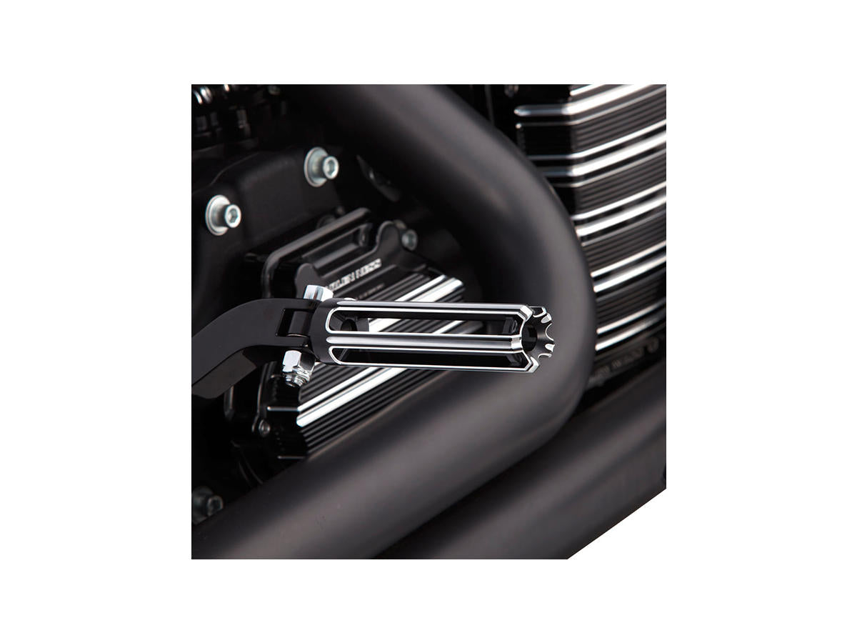 Arlen Ness 10 Gauge Shift/Brake Peg Black, Anodized Arlen Ness