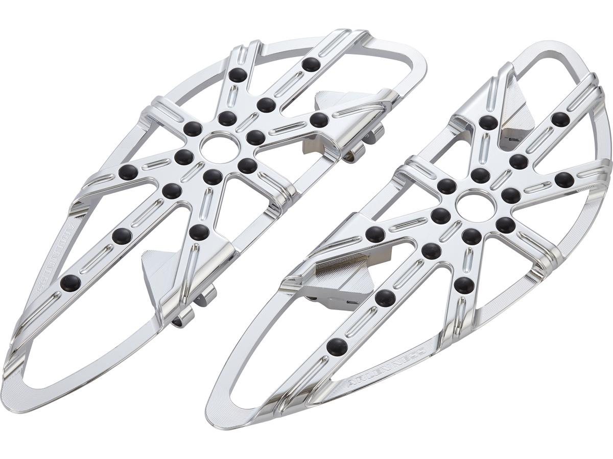 Arlen Ness 10 Gauge Driver Floorboards Chrome Arlen Ness Default Title
