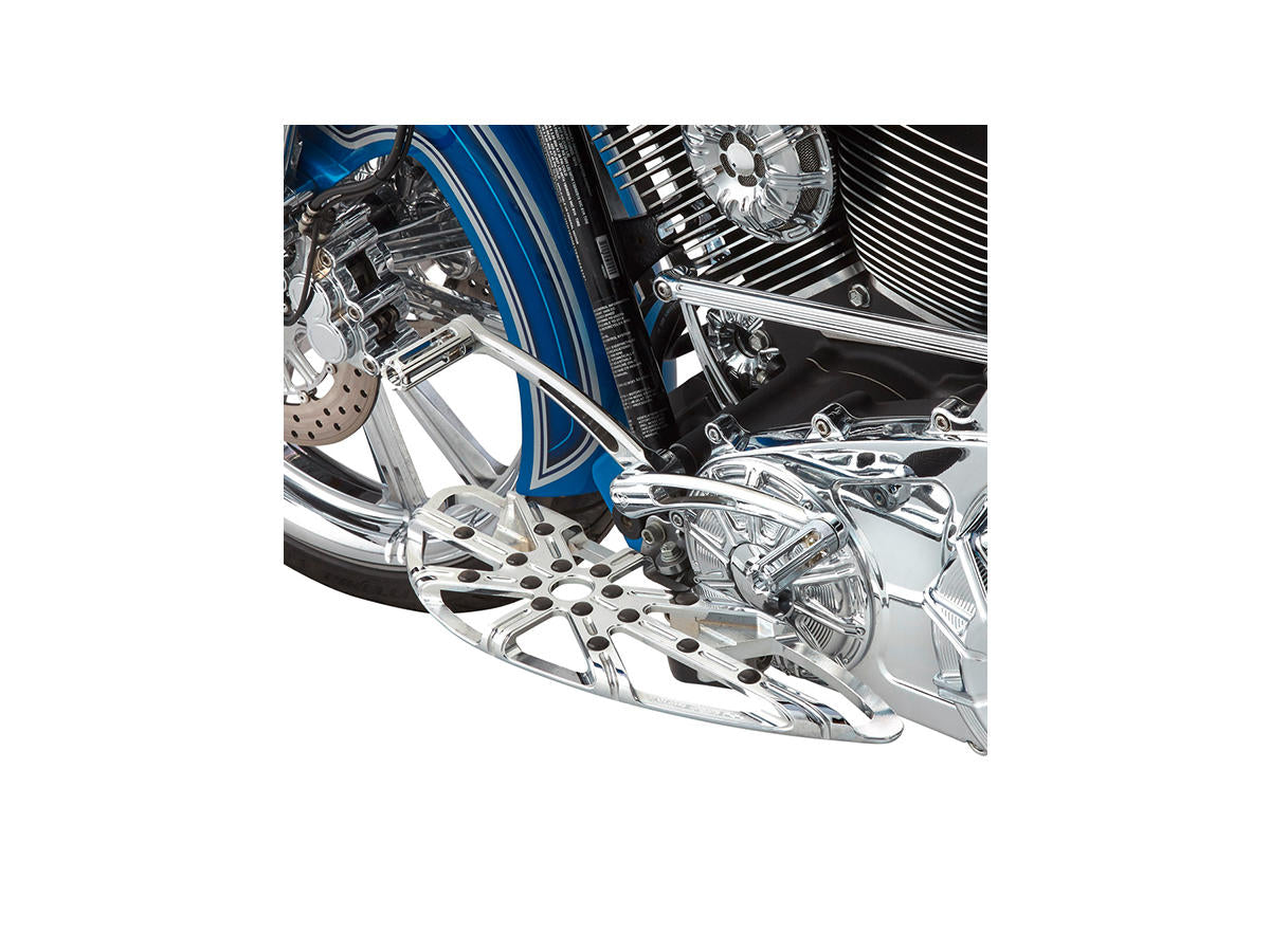 Arlen Ness 10 Gauge Driver Floorboards Chrome Arlen Ness