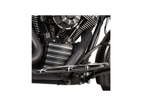 Arlen Ness 10 Gauge Driver Floorboards Black, Anodized Arlen Ness