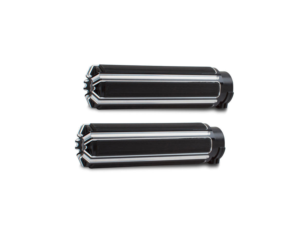 Arlen Ness 10 Gauge Grips Black Anodized 1" Throttle By Wire Arlen Ness Default Title