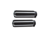 Arlen Ness 10 Gauge Grips Black Anodized 1" Throttle By Wire Arlen Ness Default Title