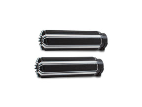 Arlen Ness 10 Gauge Grips Black Anodized 1" Throttle By Wire Arlen Ness Default Title