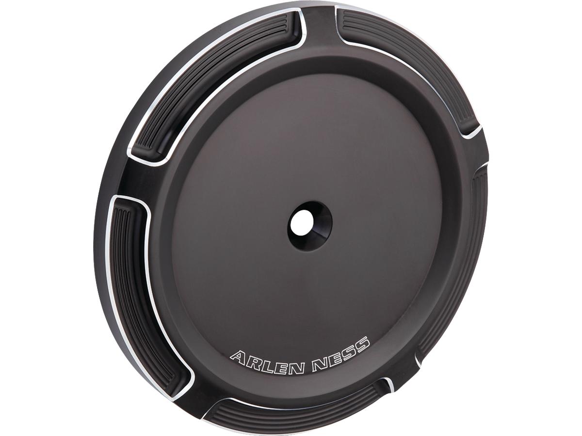 Arlen Ness Beveled Big Sucker Stage 1 Air Cleaner Cover Black Anodized Arlen Ness Default Title