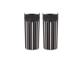 Arlen Ness 10 Gauge Fork Boot +2" Black Anodized Arlen Ness