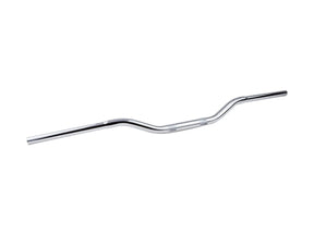 Highway Hawk 1" Beach Bar Handlebar Non Dimpled 3 Hole Chrome 1" Highway Hawk Default Title