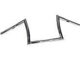 Highway Hawk 10 Bad Ape Hanger Handlebar Non Dimpled 3 Hole Chrome 1 1/4" Throttle By Wire Throttle Cables Highway Hawk Default Title