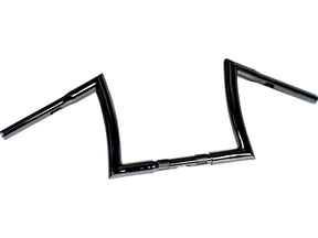 Highway Hawk 10 Bad Ape Hanger Handlebar Non Dimpled 3 Hole Black Powder Coated 1 1/4" Throttle By Wire Throttle Cables Highway Hawk Default Title