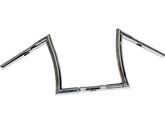 Highway Hawk 12 Bad Ape Hanger Handlebar Non Dimpled 3 Hole Chrome 1 1/4" Throttle By Wire Throttle Cables Highway Hawk Default Title