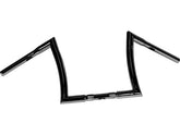 Highway Hawk 12 Bad Ape Hanger Handlebar Non Dimpled 3 Hole Black Powder Coated 1 1/4" Throttle By Wire Throttle Cables Highway Hawk Default Title