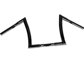 Highway Hawk 12 Bad Ape Hanger Handlebar Non Dimpled 3 Hole Black Powder Coated 1 1/4" Throttle By Wire Throttle Cables Highway Hawk Default Title
