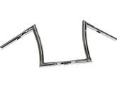 Highway Hawk 14 Bad Ape Hanger Handlebar Non Dimpled 3 Hole Chrome 1 1/4" Throttle By Wire Throttle Cables Highway Hawk Default Title