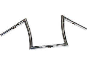 Highway Hawk 14 Bad Ape Hanger Handlebar Non Dimpled 3 Hole Chrome 1 1/4" Throttle By Wire Throttle Cables Highway Hawk Default Title