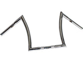 Highway Hawk 16 Bad Ape Hanger Handlebar Non Dimpled 3 Hole Chrome 1 1/4" Throttle By Wire Throttle Cables Highway Hawk Default Title