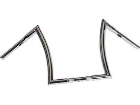 Highway Hawk 16 Bad Ape Hanger Handlebar Non Dimpled 3 Hole Chrome 1 1/4" Throttle By Wire Throttle Cables Highway Hawk Default Title