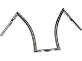 Highway Hawk 18 Bad Ape Hanger Handlebar Non Dimpled 3 Hole Chrome 1 1/4" Throttle By Wire Throttle Cables Highway Hawk Default Title