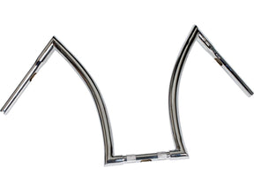 Highway Hawk 18 Bad Ape Hanger Handlebar Non Dimpled 3 Hole Chrome 1 1/4" Throttle By Wire Throttle Cables Highway Hawk Default Title