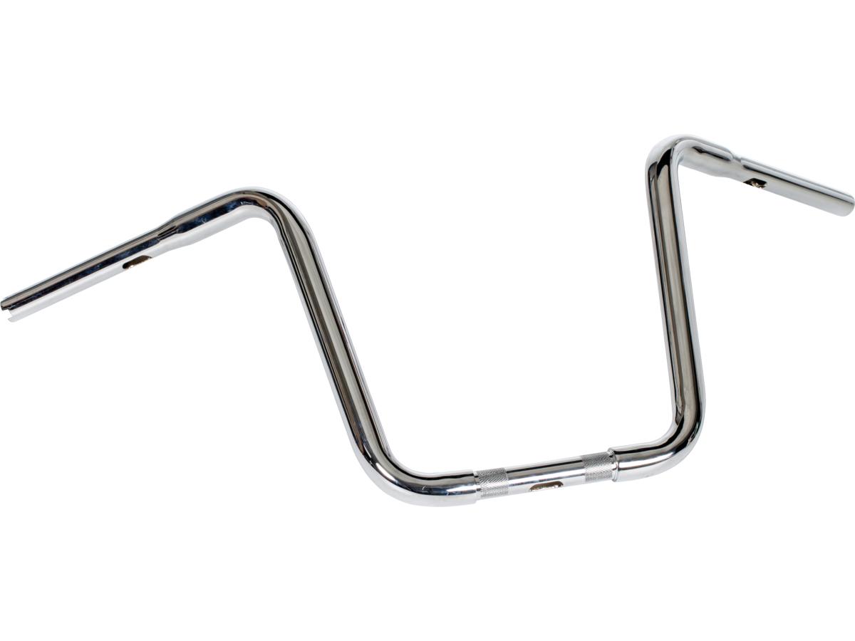Highway Hawk 1 1/4" Narrow Ape Hanger Handlebar Non Dimpled 3 Hole Chrome 1 1/4" Throttle By Wire Throttle Cables Highway Hawk Default Title