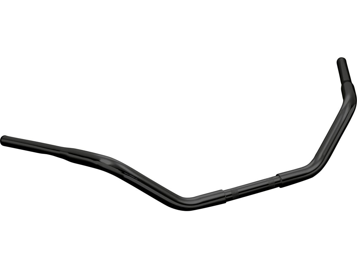 Highway Hawk 1 1/4" Fat Custom Handlebar Non Dimpled 3 Hole Black Powder Coated Highway Hawk Default Title