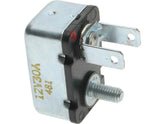 Standard Motorcycle Products Circut Breaker 30 Amp, With 10 32 Stud And 2 1/4" Blade Terminals Spades Standard Motorcycle Products Default Title