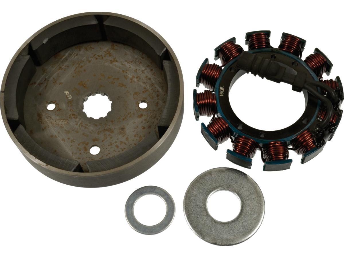 Standard Motorcycle Products Stator/Rotor Kit Including Spacer, 32 Amp Stator And Rotor Kit 32 Amp Unmolded Standard Motorcycle Products Default Title