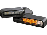 Heinz Bikes Oem Hand Control Led Turn Signal/Position Lights Black Anodized Smoke Led Heinz Bikes Default Title