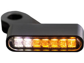 Heinz Bikes Oem Hand Control Led Turn Signal/Position Lights Black Anodized Smoke Led Heinz Bikes Default Title
