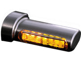 Heinz Bikes Winglet Led Turn Signals Black Anodized Smoke Led Heinz Bikes Default Title